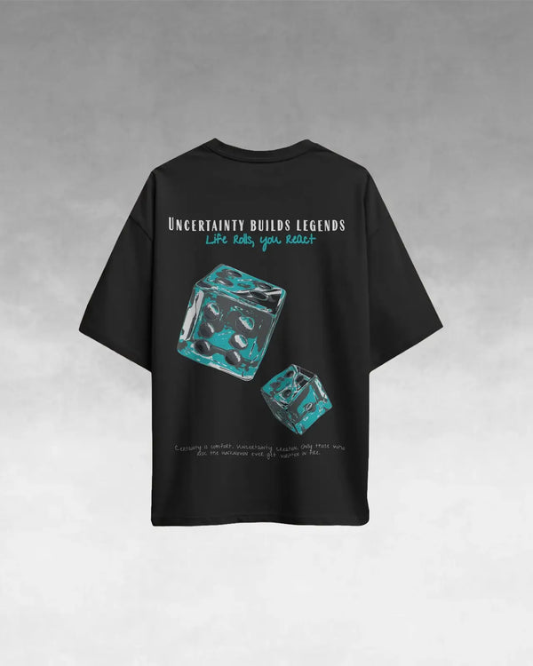 Life Rolls, You React Dice Tee