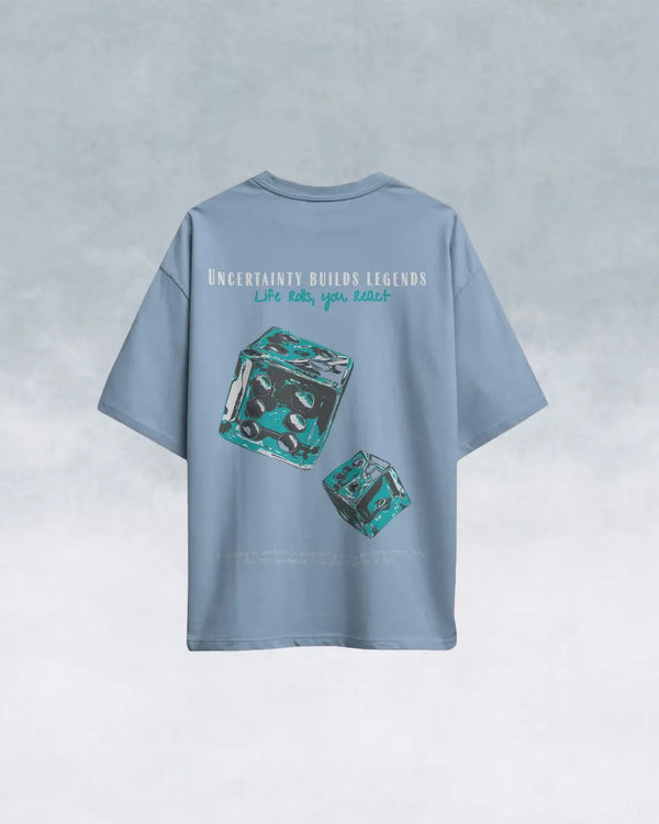 Life Rolls, You React Dice Tee