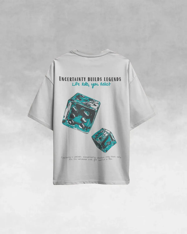 Life Rolls, You React Dice Tee