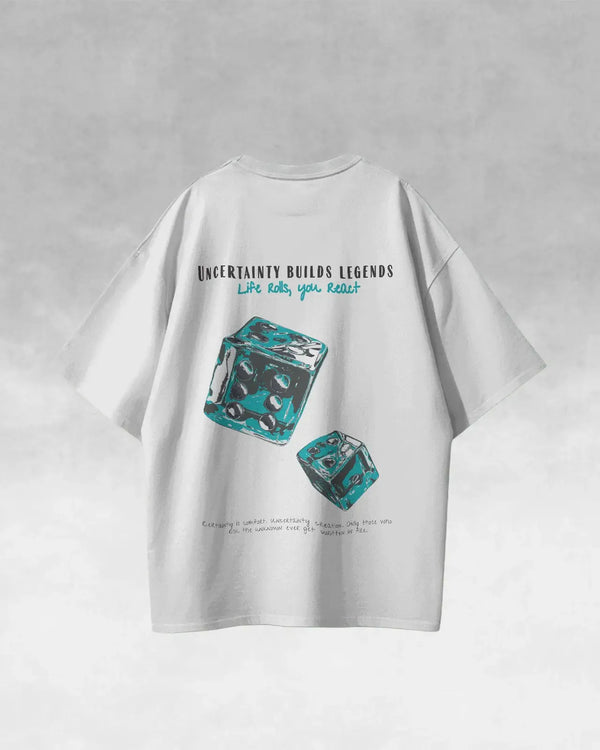 Life Rolls, You React Dice Tee